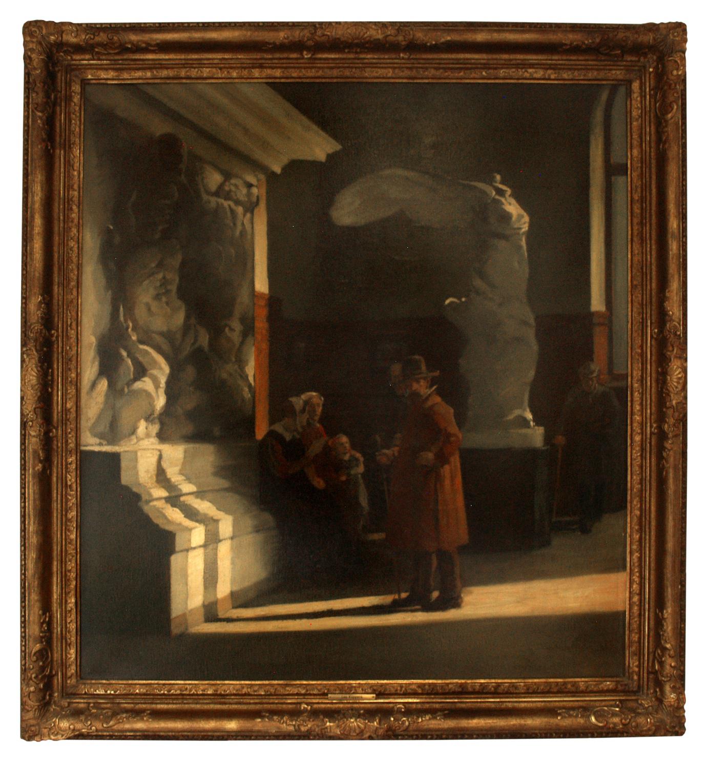 Der Maler im Louvre